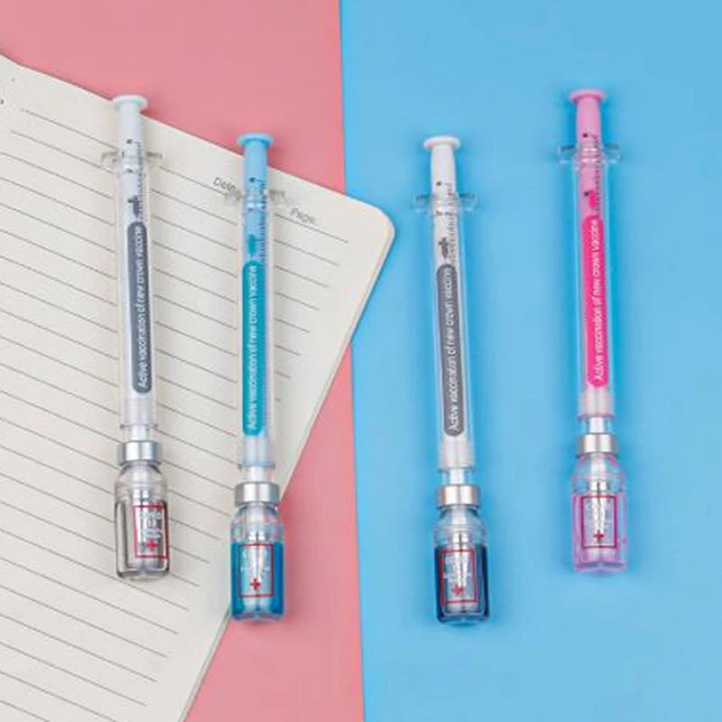 Syringe-Shaped Novelty Gel Pen 0.5mm | Fun Stationery