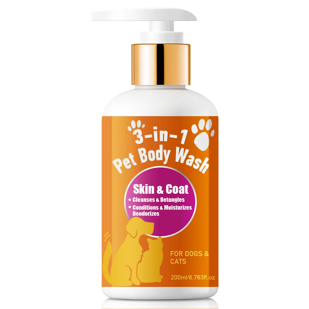 3-in-1 Pet Body Wash – Cleanse, Moisturize & Deodorize