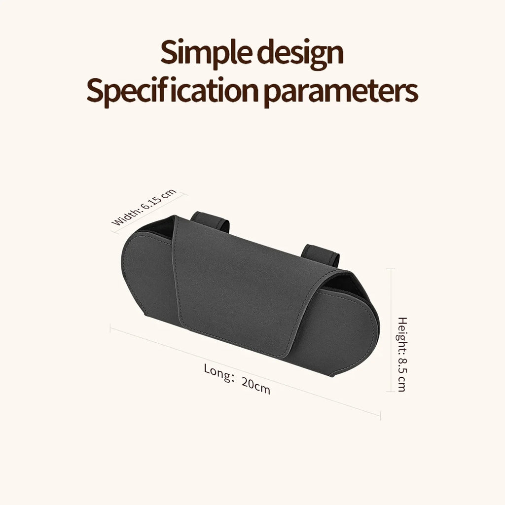Magnetic Car Sun Visor Glasses Case & Sunglasses Holder