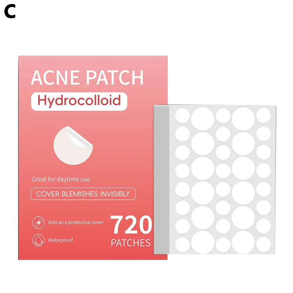 Invisible Hydrocolloid Pimple Patches 360/720/1080 Count Acne Pimple Patches Oasis Select C