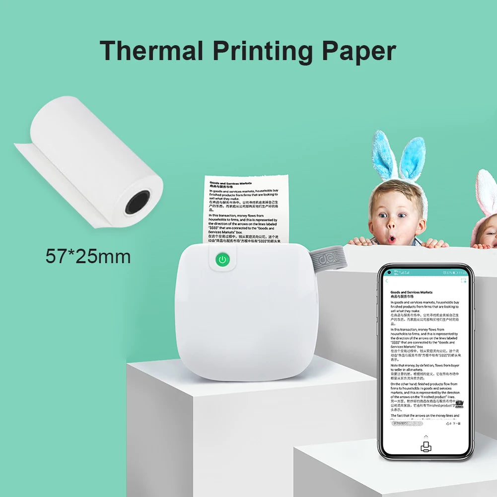 ALLOYSEED 5-Roll Thermal Printer Paper 57x25mm | Labels & POS Thermal Printer Paper Oasis Select