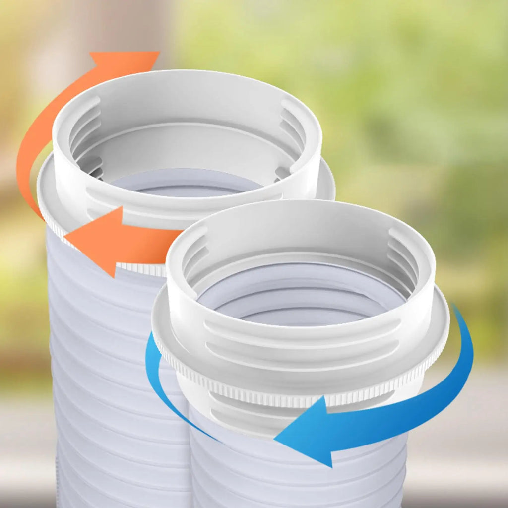 Air Conditioner Hose Adapter Portable AC Coupler Universal Hose Reducer Split Vent Conditioning Drain Screen Exhaust Connector