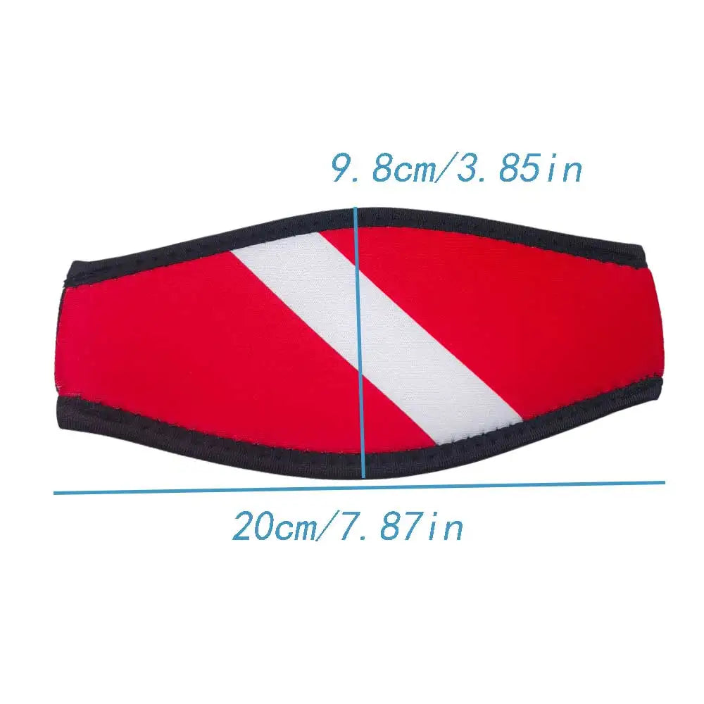 1PC 2pcs Neoprene Scuba Diving Mask Strap Cover Protect Long Hair Band Snorkel Swimming Non Slip Hair Protector Mask Wrap Oasis Select