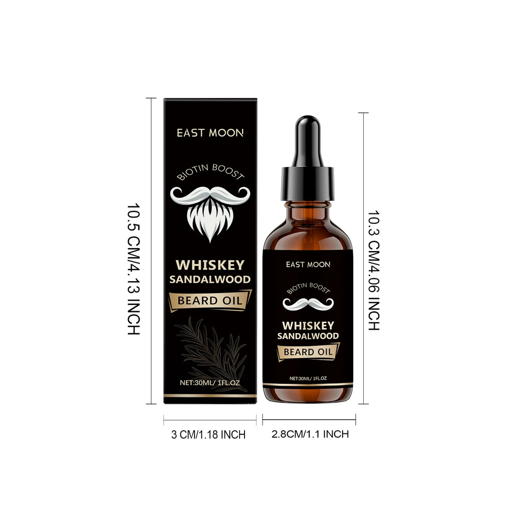 Rosemary Beard Care Essential Oil for Men's Thick Soft Smooth Nutritious Beard Oil Beard CareSoftening Styling Non-Greasy Oasis Select