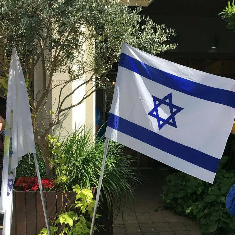90X150cm Israel National Flag Hanging Polyester ISR IL Israeli National Flags Flags Accessories Banner For Decoration Oasis Select