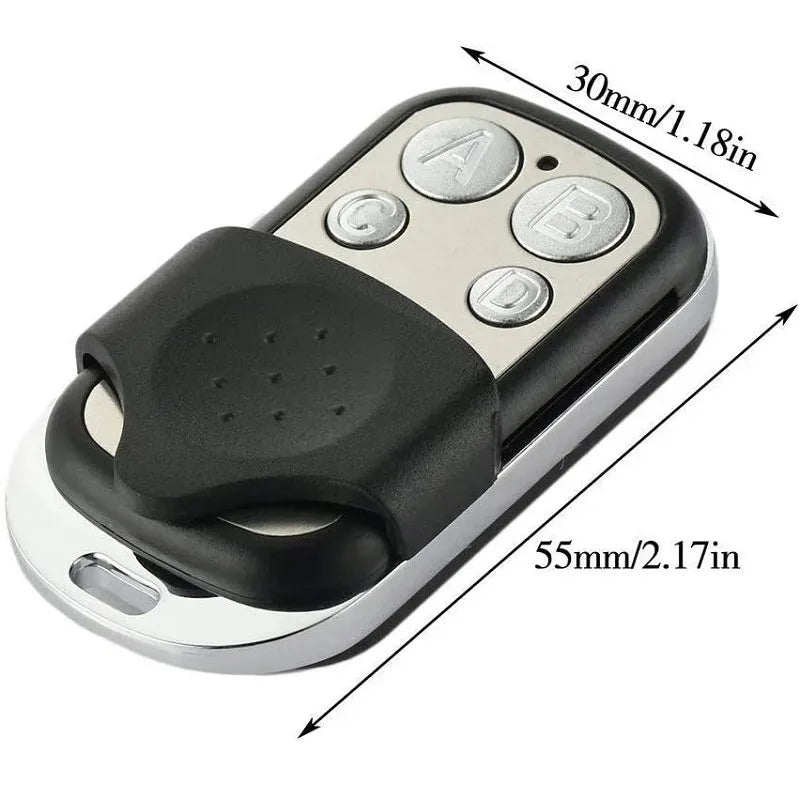 1/5/10Pcs Universal 4 Buttons Garage Door Opener Remote Control 433MHZ Clone Fixed Learning Rolling Code Duplicator Garage Oasis Select
