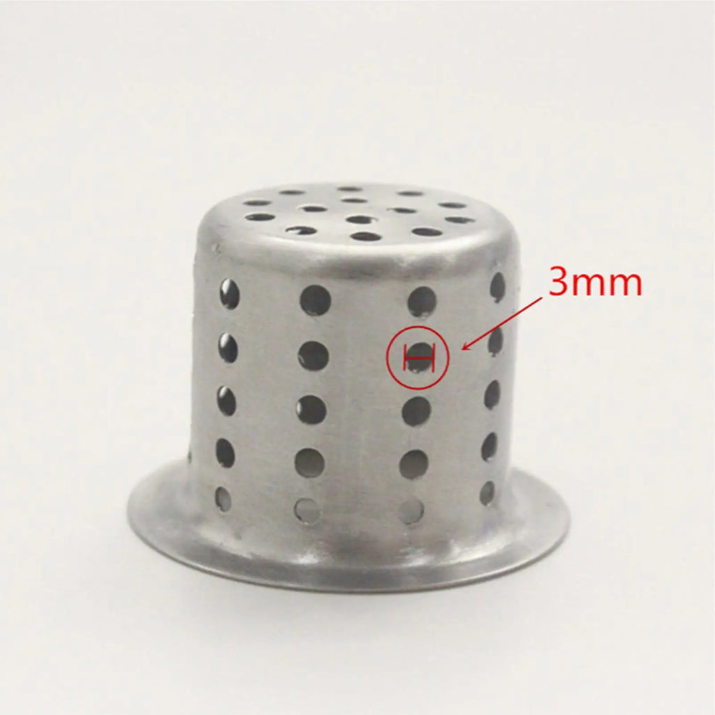 Stainless Steel Water Tank Strainer Sink Sewer Filter Waste Screen Floor Drain Hair Colanders for Kitchen Bathroom Accessories Oasis Select