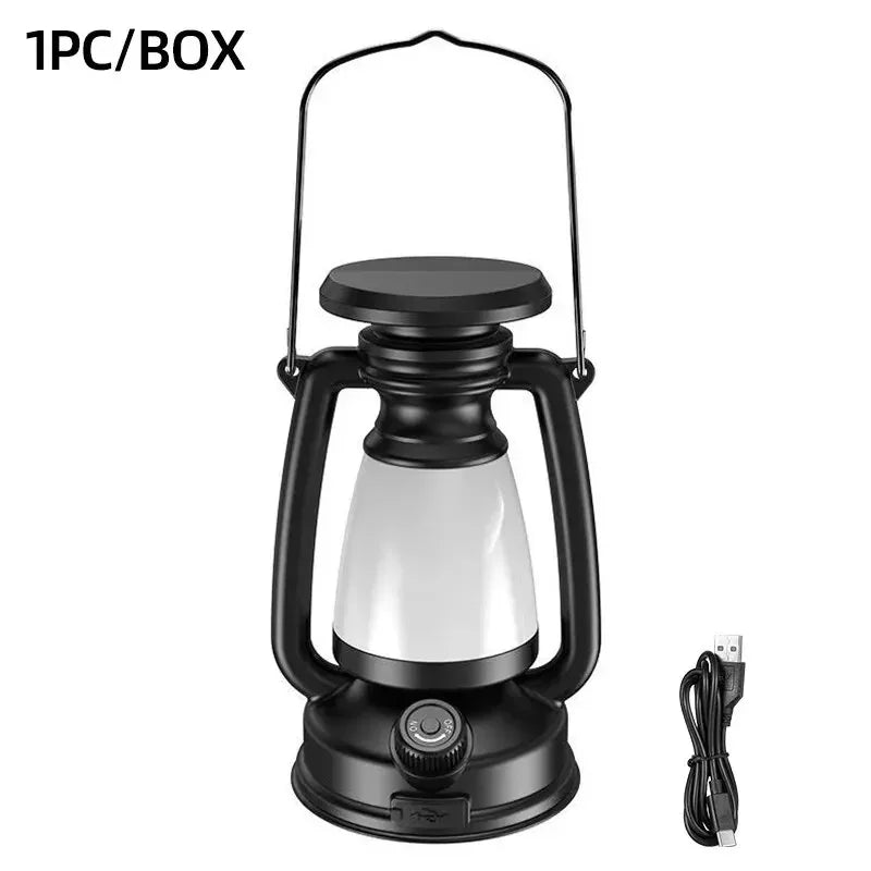 Retro Horse LED Lantern | Rechargeable Atmosphere Table Lamp