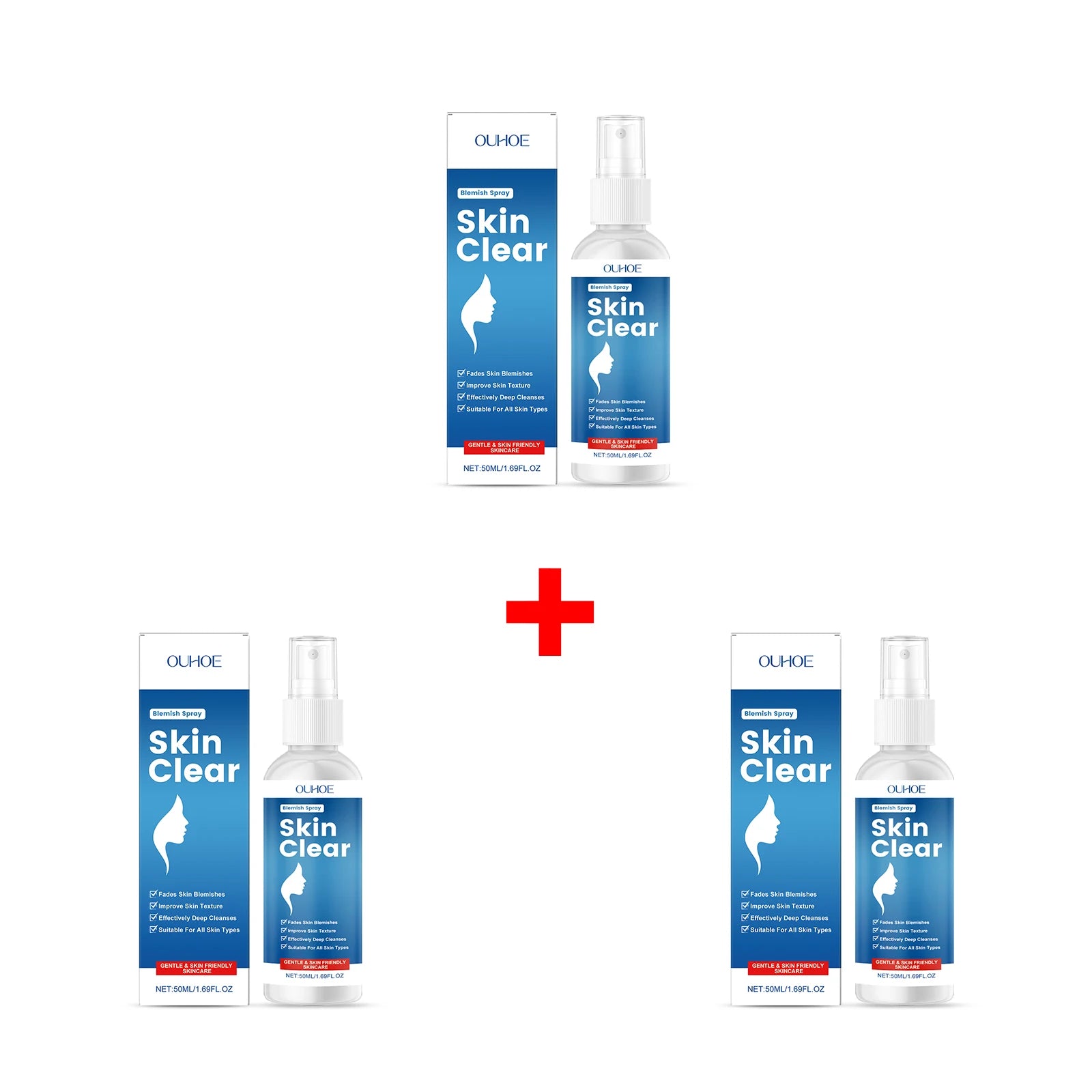 Ouhoe Blemish Clear Spray – Fade Spots & Smooth Skin