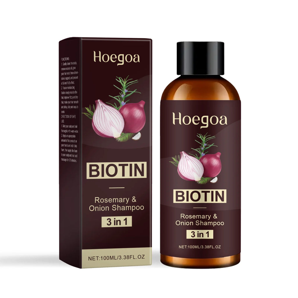 HOEGOA Red Onion Shampoo – Scalp Repair & Anti-Dandruff Anti-Dandruff Shampoo Oasis Select 100ml boxed