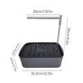 Parrot Bath Pet Bird Bath Automatic Parrot Bathtub Rechargeable Tub with Circulating Faucet Pet Supplies Bathing Accessories Oasis Select Black