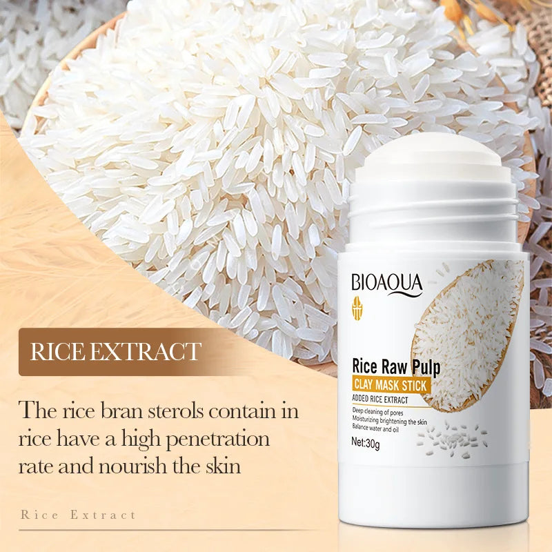 BIOAQUA White Rice Clay Face Mask – Pore & Blackhead Removal Clay Face Mask Oasis Select Default Title