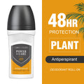 50ml Roll-On Body Deodorant for Men Roll-on Sweating Odor Remover Underarm Deodorant Stick Fast Dry Lasting Portable Refresh Oasis Select 02-Plant
