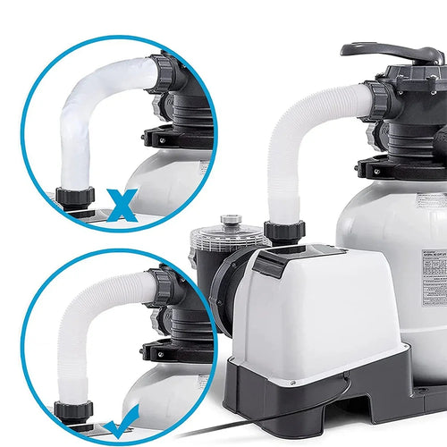 11535 Pool Filter Pump Hose 16 Inch Pool Sand Filter Pump Hose Interconnecting Hose for Intex Filter Pumps Saltwater Systems Oasis Select spain