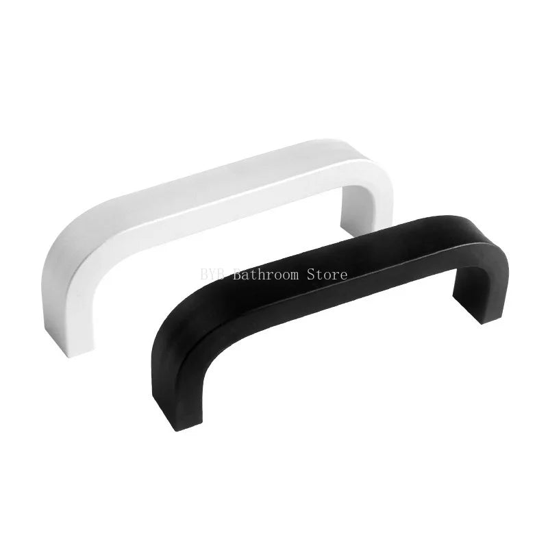 Black/Gold Solid Aluminum Alloy Kitchen Cabinet Handles Drawer Cupboard Wardrobe Door Straight Handle Furniture Hardware Oasis Select
