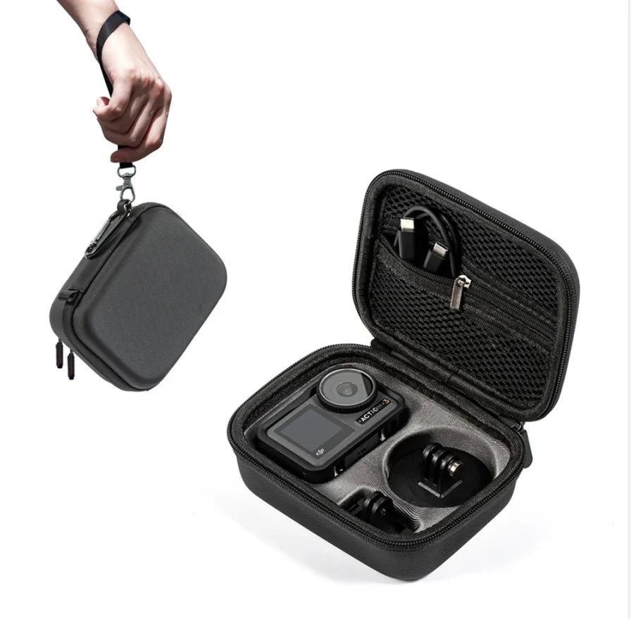 DJI Action 5 Pro/4/3 Hard Shell Storage Case & Carry Bag