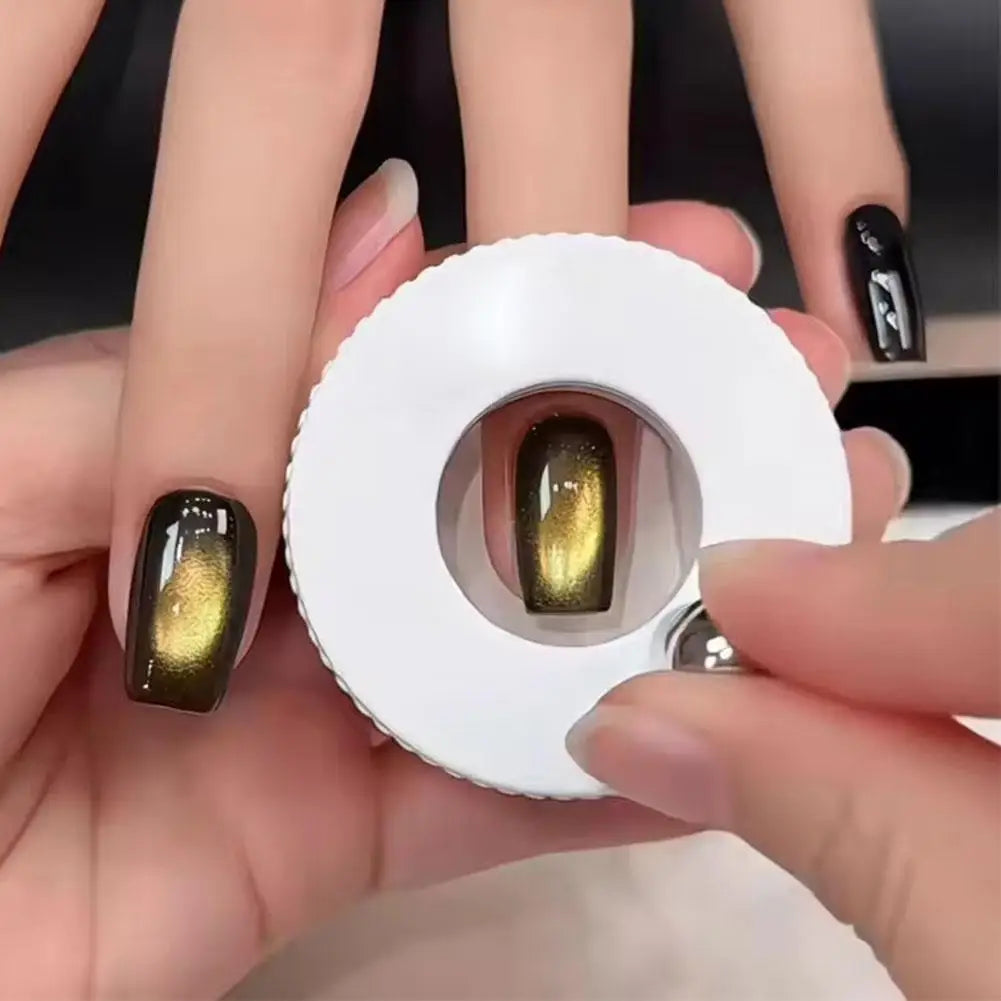Rotating Cat Eye Nail Magnet Wide Light Glass Bead Fashion Nails Strong Automatic Nail Art Magnetic Gel Nail Tool Oasis Select