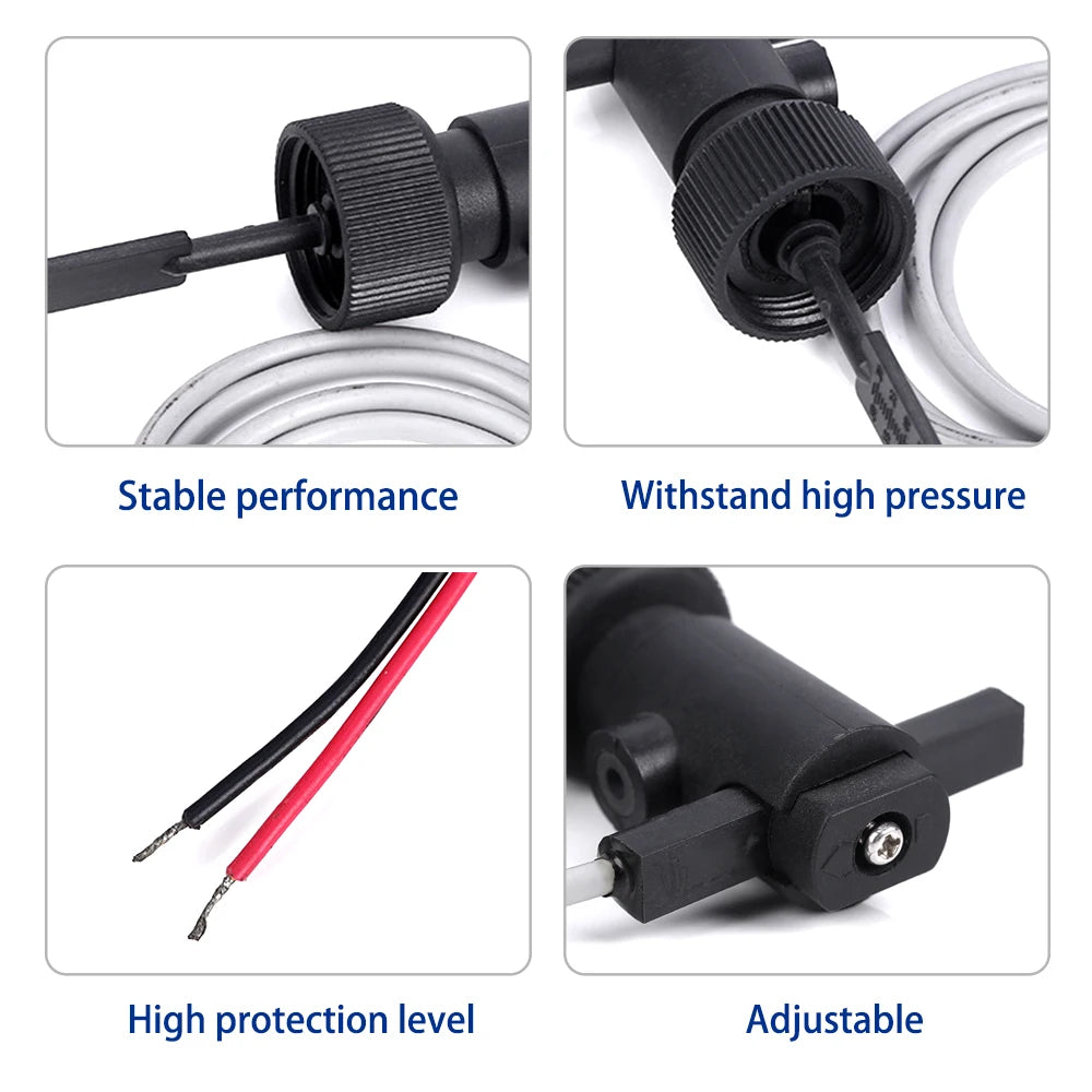 FS-10 Water Paddle Flow Switch Female Thread Connecting Flow Sensor 1L/min Flowmeter for Heat Pump Water Heater Air Conditioner Oasis Select