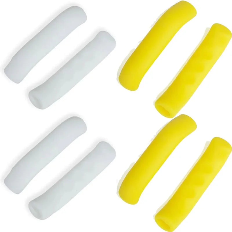 1/4Pairs Bike Brake Lever Protective Silicone Bicycle Lever Grips Bicycle Brake Handle Cover Bicycle Accessories Oasis Select 4pairs-Mix 5