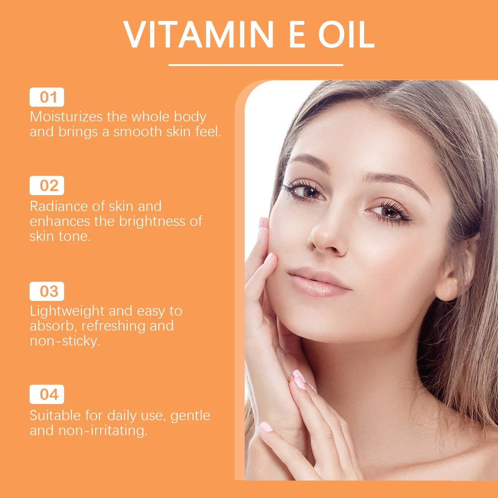 Hoygi Vitamin E & Hyaluronic Acid Moisturizing Body Oil 118ml Moisturizing Skin Oil Oasis Select