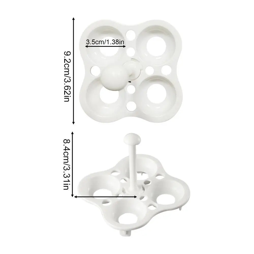 Egg Boiler Holder 4/5 Holds Egg Steamer Rack Eggs Multipurpose Steamer Rack Kitchen Accessory Holder Cooker Pot Gadget tools Oasis Select 4 holes