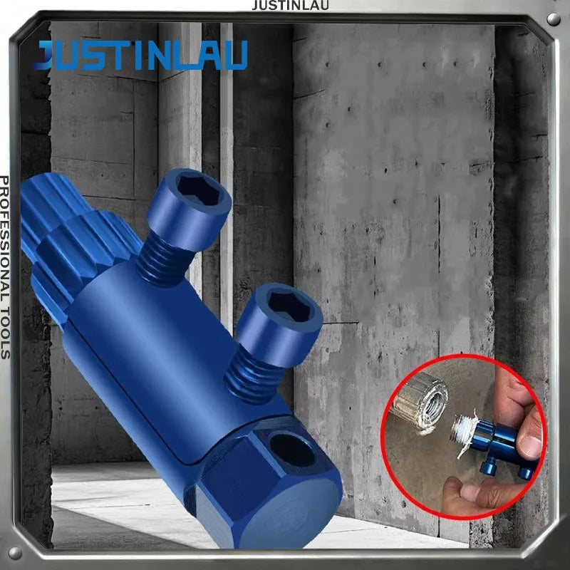 Broken Pipe Thread Extractor for 1/2-3/4-1inch DN15/20/25 Pipes Thread Removal Tool for Broken Threads in Faucets/Angle Valves Oasis Select
