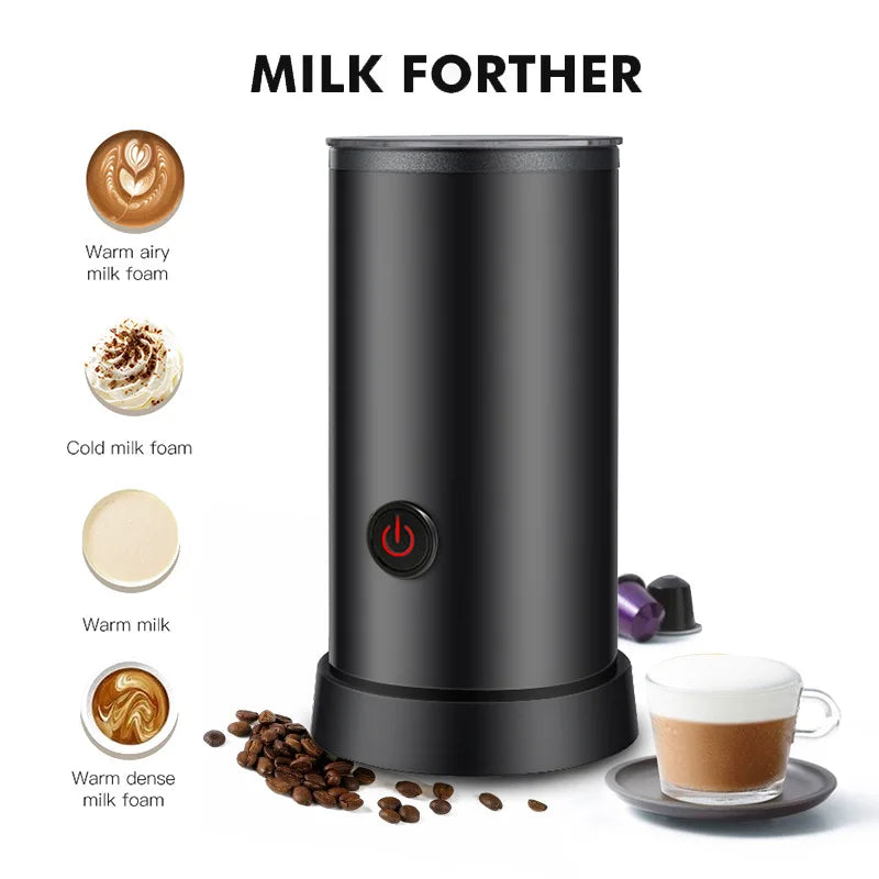 Automatic Milk Frother Hot and Cold Electric Frother for Latte Cappuccino Coffee Making EU Plug Oasis Select