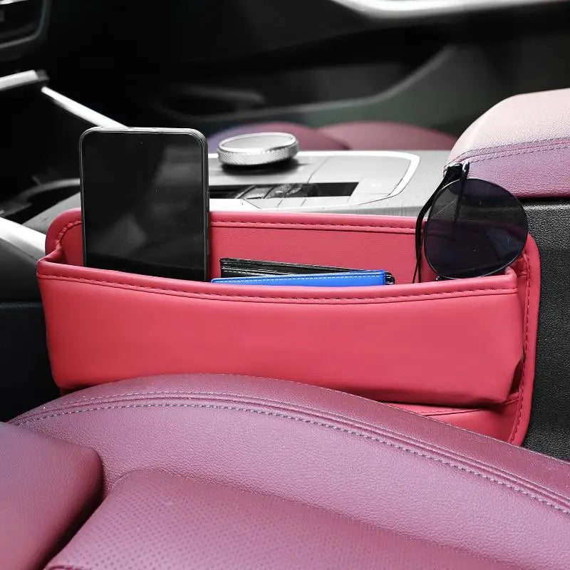Universal Car Seat Organizer PU Auto Console Side Pocket Seat Crevice Storage Box Interior Accessory Oasis Select