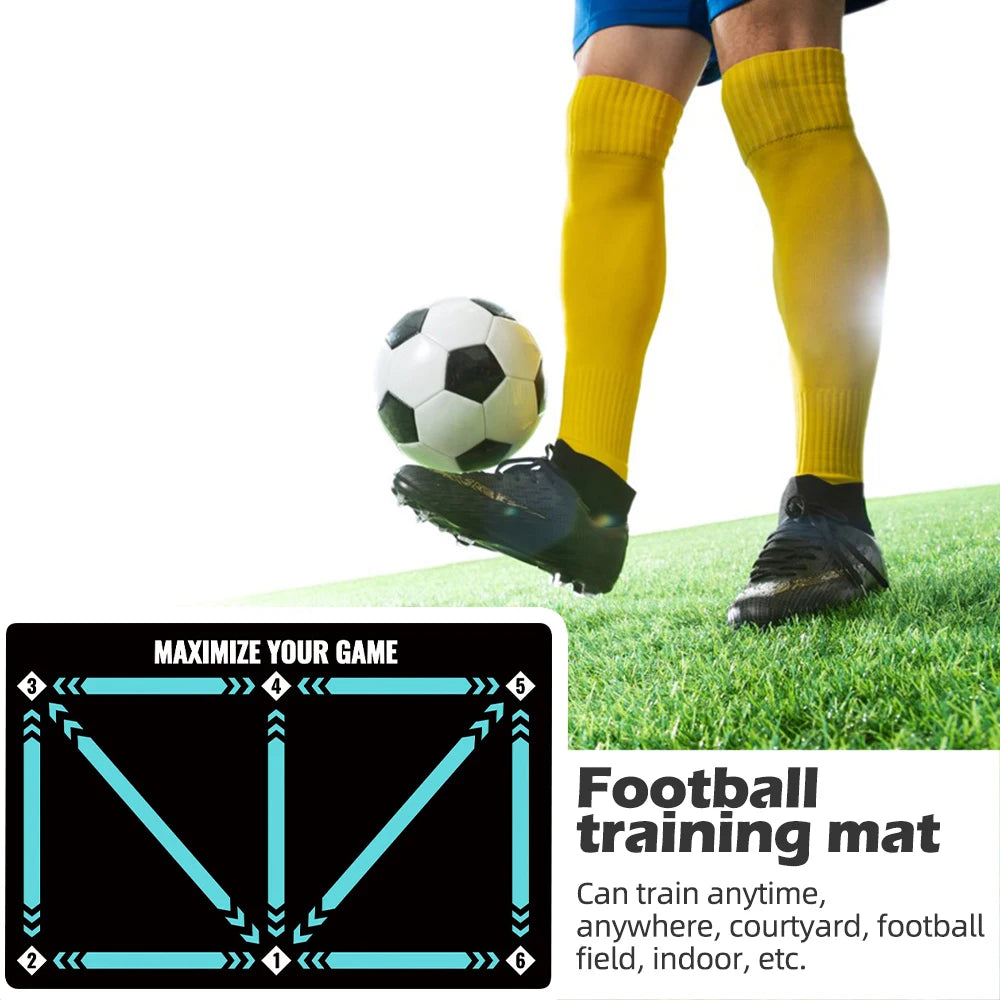 Football footwork training mat, ball control, Christmas gifts, silent shock absorption home training, ball sense improvement Oasis Select