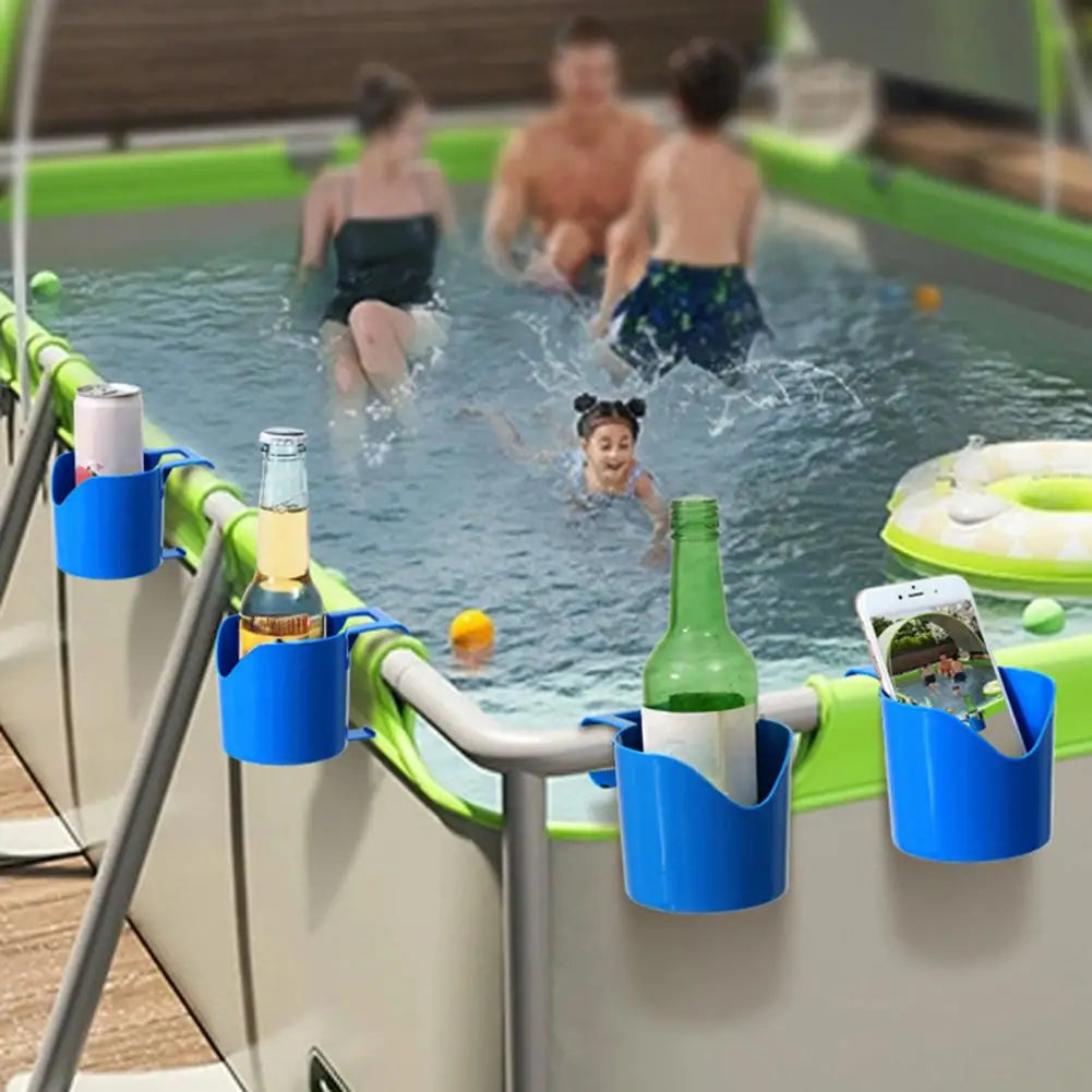Multifunctional Pool Organizer Floating Cup Holder Poolside Stackable Drink Holder for Easy Installation on Pool for Swimming Oasis Select