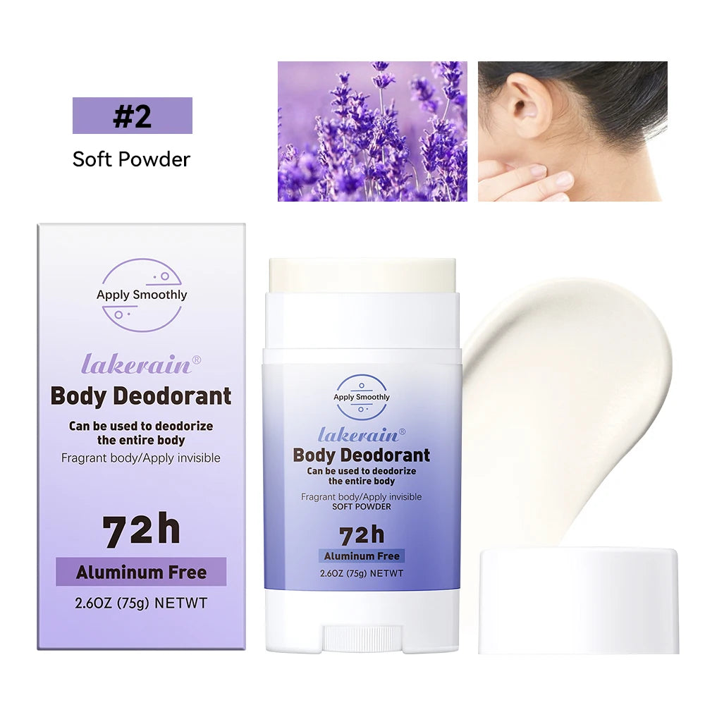 Body Deodorant Stick Rose Peach Body Odor Remove Cream Removal Armpit Refreshing Antiperspirant Lasting Aroma Deodorant SkinCare Oasis Select 2Soft Powder