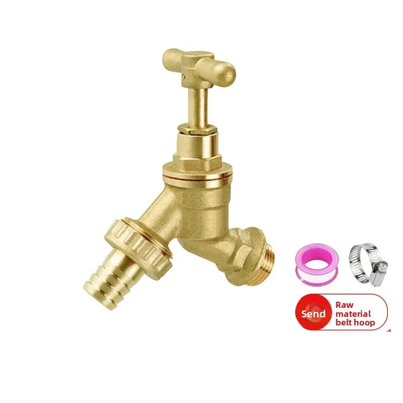 Water Faucet Washing Machine Household Quick Opening Faucet COPPER Water Faucet Garden Hose Connector Thread Head Oasis Select