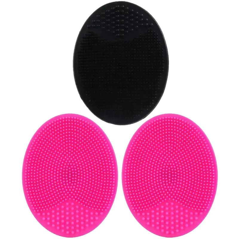 1/3pc Silicone Face Cleansing Brush Facial Deep Pore Skin Care Scrub Cleanser Tool New Mini Beauty Soft Deep Cleaning Exfoliator Oasis Select 3pcs mix 6
