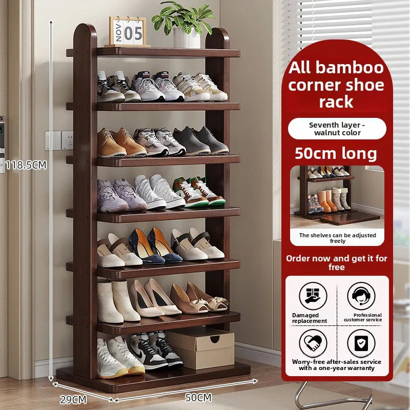 The multi-layer floor shoe rack at the entrance of the home is small and narrow, and does not occupy a simple shoe cabinet Oasis Select