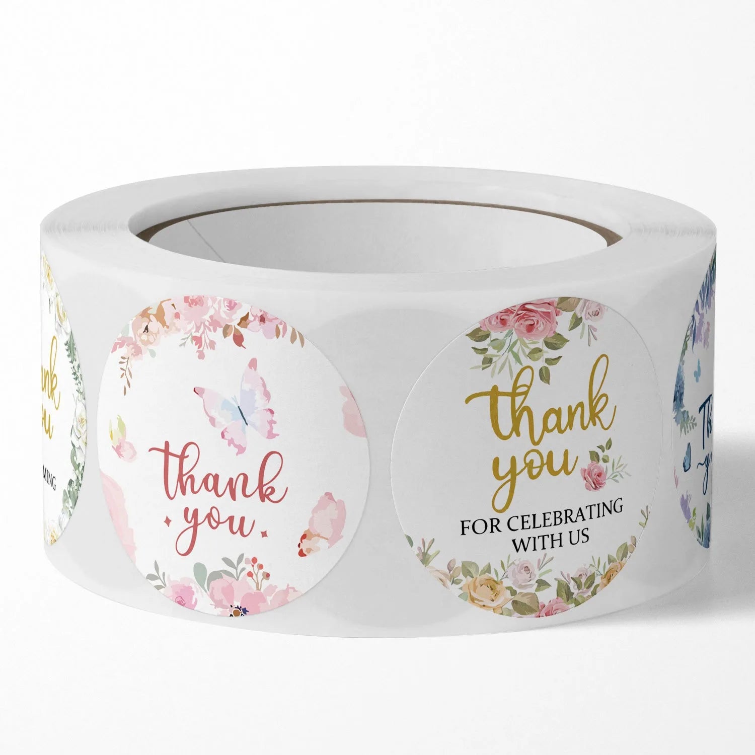 500pcs Stickers,Gratitude Labels for Events, Parties, Weddings, and Business Promotions,Adhesive Labels for Favors and Packaging Oasis Select