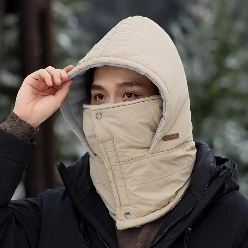 Windproof Cycling Cap with Neck Warmer & Mask | Winter Hat