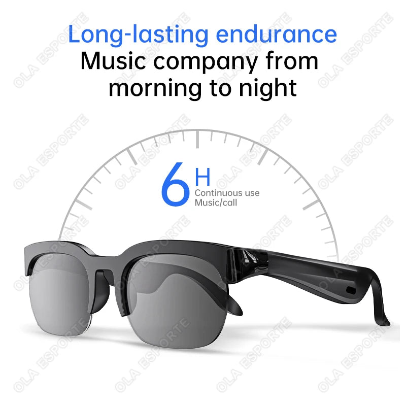 AI Smart Glasses – Bluetooth, Translation, Music & Calling