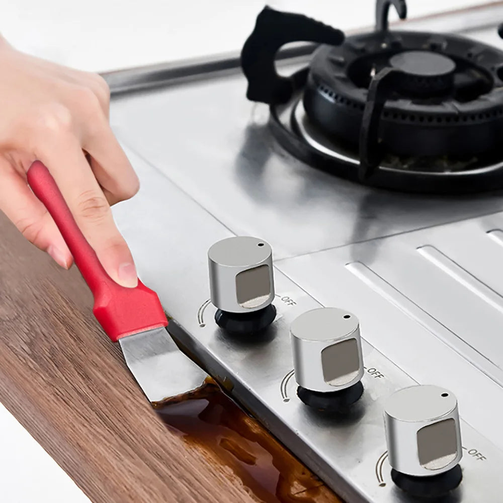 Stainless Steel Putty Knife Scraper Shovel Cleaning Scraper Paint Tools Refrigerator Defrosting Labels Glass Cleaning Shovel Oasis Select