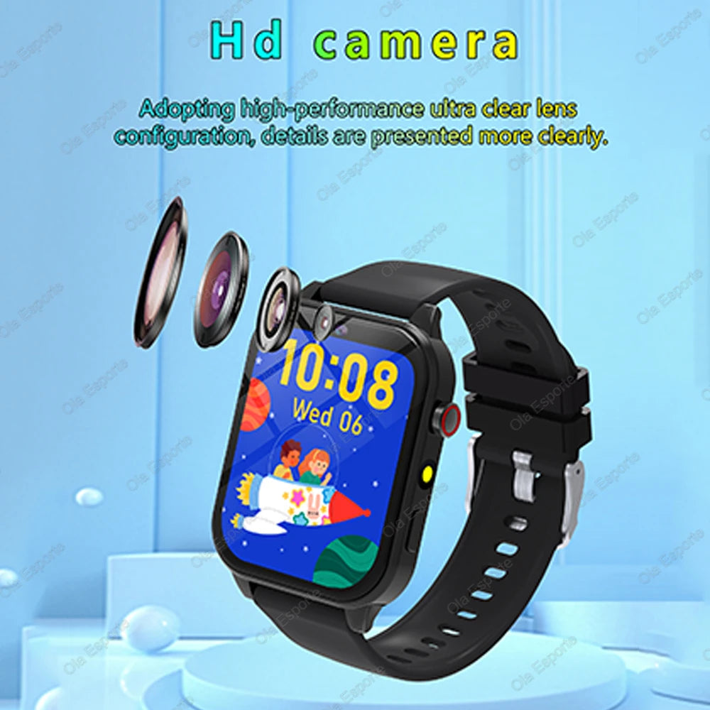 Kids Smart Watch HD Camera 18 Games Sleep Tracker Gift