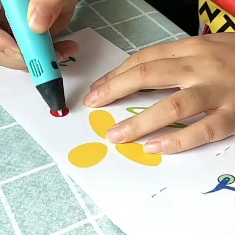 Drawing Print For Kids Adult Creative Toy Gift 36M PLA Filaments +USB 3D Pens 3D Printing Pen Arts Printer Set PLA Filament Oasis Select