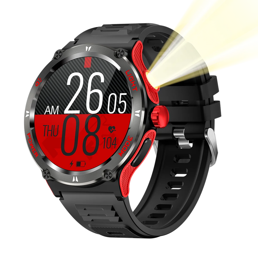 MINGCC Bluetooth Smartwatch 2025 – Calls, Health & Compass