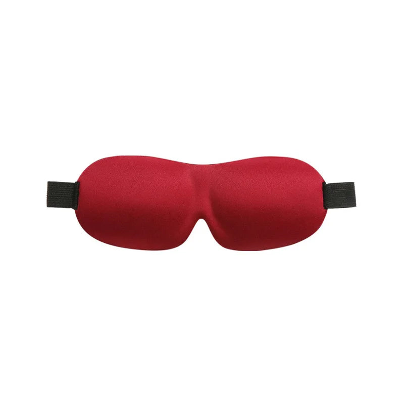 3D Contoured Blackout Sleep Eye Mask – Non-Marking & Soft Sleep Eye Mask Oasis Select red