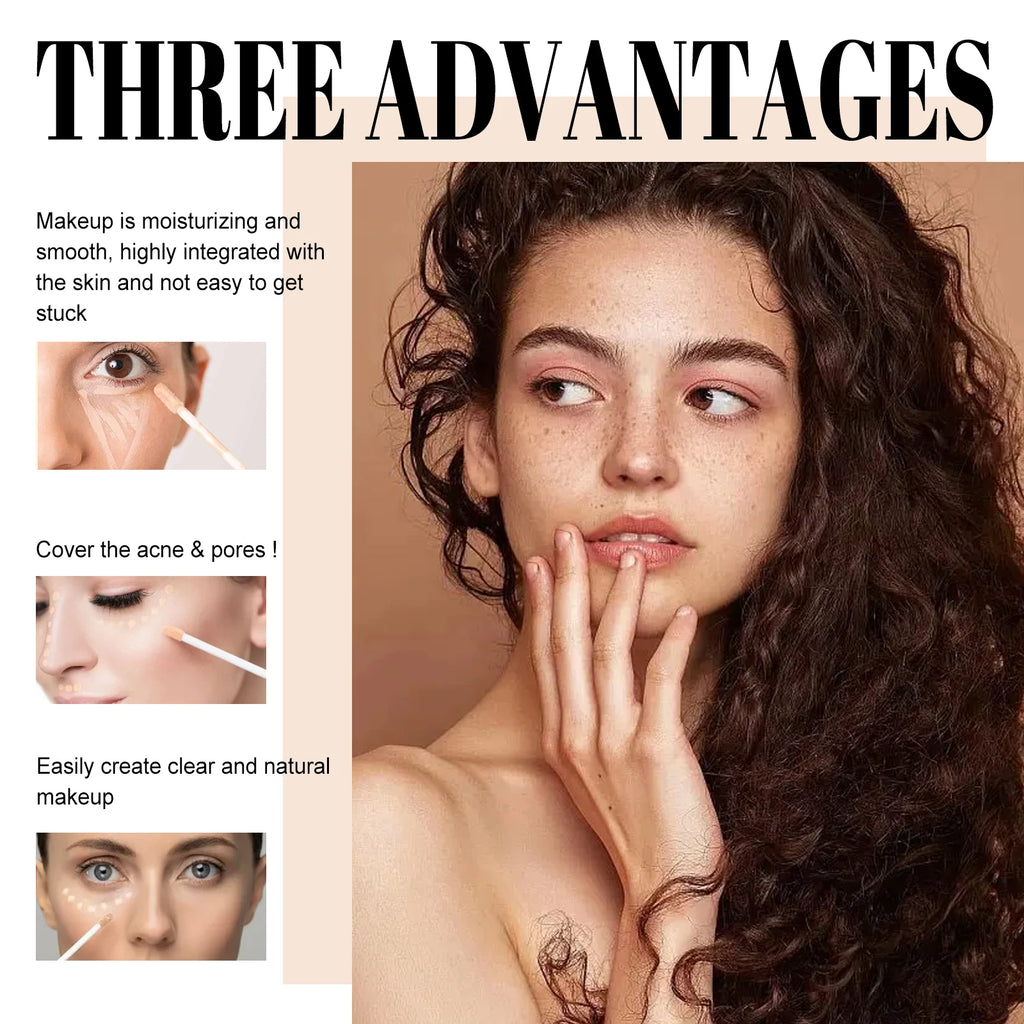 Eelhope Double Head Concealer – Waterproof & Moisturizing Face Concealer Oasis Select