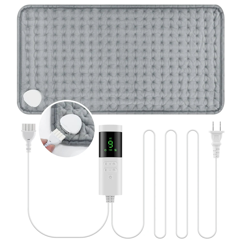 AFDEAL Electric Heated Blanket Pad 58x29cm – 9 Heat Settings