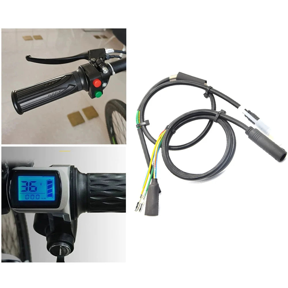 Electric vehicle 9pin motor cable brushless hub motor wire 50cm male female connectors waterproof fit 400W motor Oasis Select