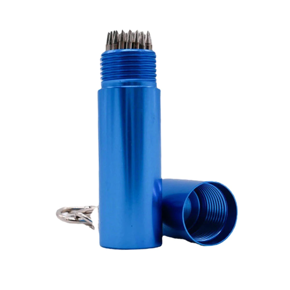 Billiard Cue Stick Tip Tool Snooker Pool Tip Cue Tapper With KeyChain Cue Care Billiard Cue Accessories Shaper/Tapper/Aerator Oasis Select Blue