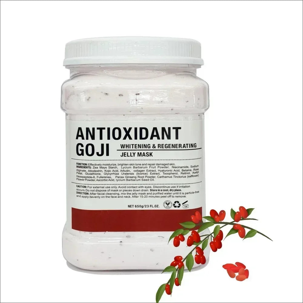 Gold Jelly Peel-Off Mask Powder 650g – Vitamin C & Hyaluronic Acid