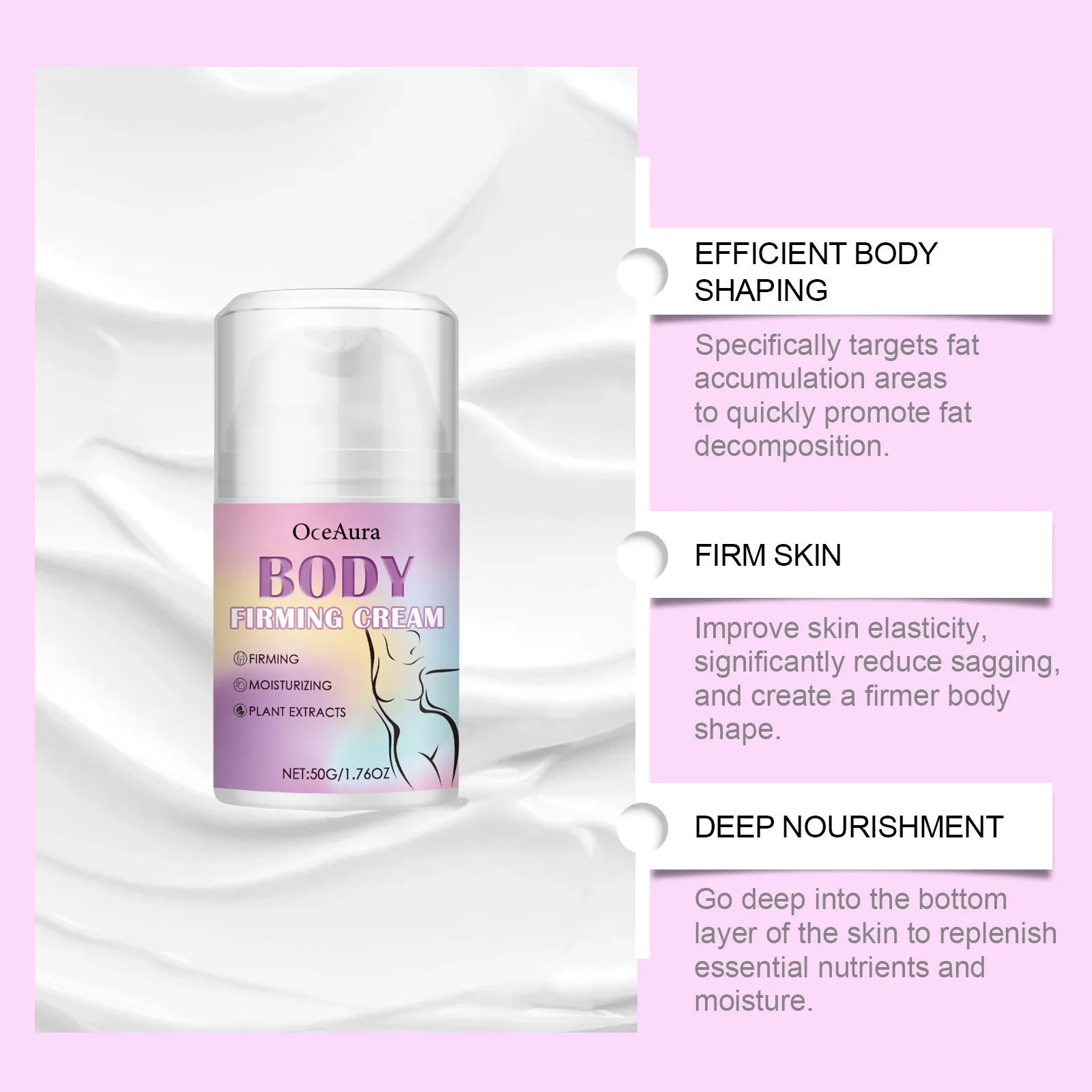 Body Firming Cream Weight Loss Repair Anti-Cellulite Leg Sculpting Shape Abdominal Muscle Full Fat Burning Lifting Sagging Skin Oasis Select
