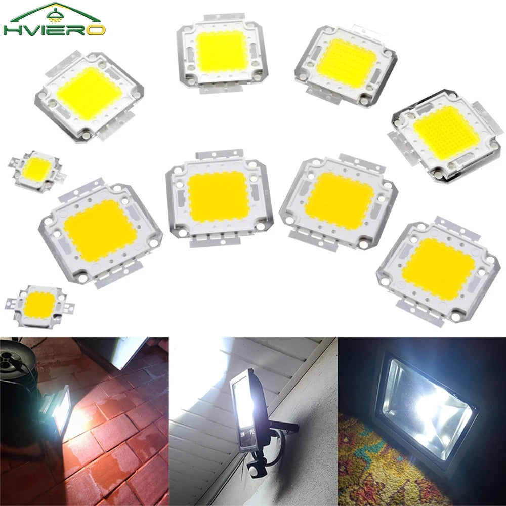 10W 30W 100W LED Light Chip Warm White DC 12V 36V COB Integrated LED Lamp Chip DIY Lighting Projects Floodlight Spotlight Bulb Oasis Select 100W White