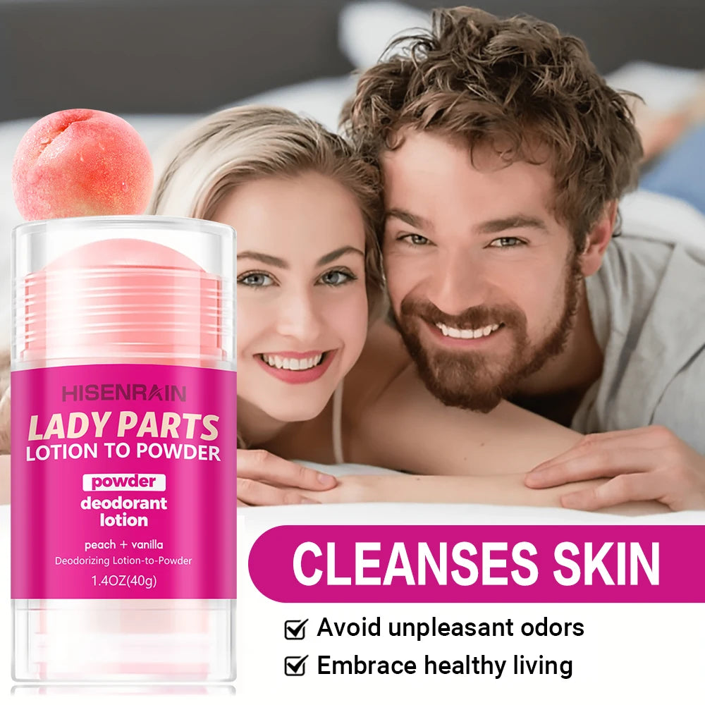 Feminine Intimate Deodorant Peach Stick for Women - Long-Lasting Odor Neutralizer, Fresh & Gentle Care, Natural Ingredients. Oasis Select